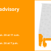 Update: Heat advisory issued for Southwest Alabama for Monday