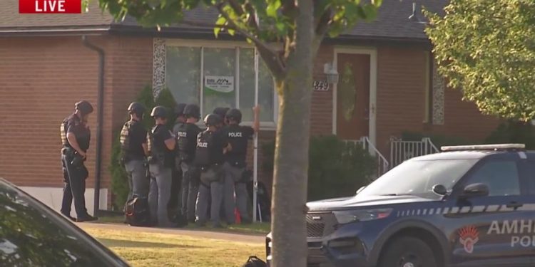 Amherst man arrested after standoff that stemmed from domestic incident