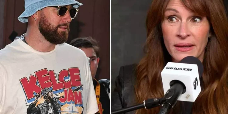 Julia Roberts felt 'kinship' with Travis Kelce's teammate amid 'respect' for NFL icon