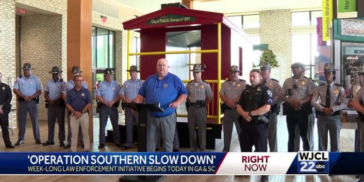 'Operation Southern Slow Down' kicks off in Georgia and South Carolina