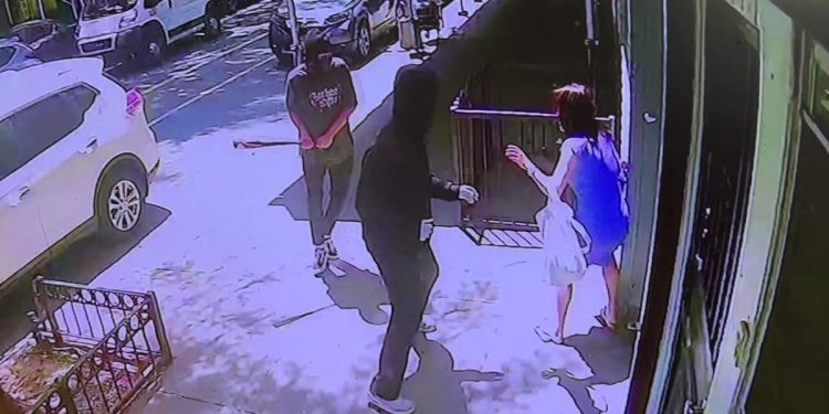 Police claim that a recent video displays suspects sought in NYC bat assault