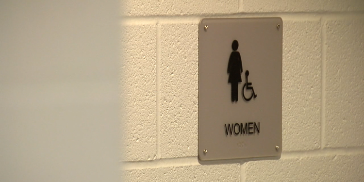 'She’s not going in the boys bathroom.'