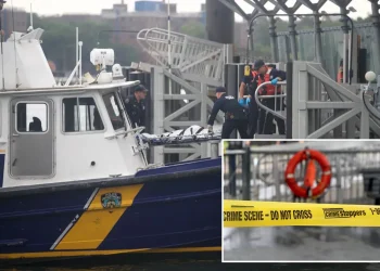 Cops find young man’s body floating facedown in NYC’s Harlem River.