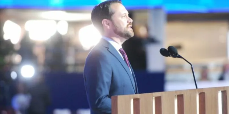 Former President Jimmy Carter celebrated by his grandson, Democratic National Convention