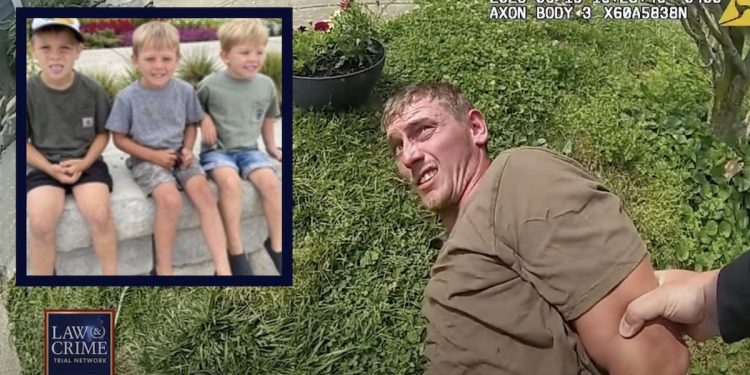 ‘This will be my last good meal’: Father went fishing, coached third base, and listened to ‘Happy in Hell’ before murdering his 3 sons with a rifle, prosecutors reveal