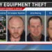 Arrests made and stolen heavy equipment recovered following theft incident