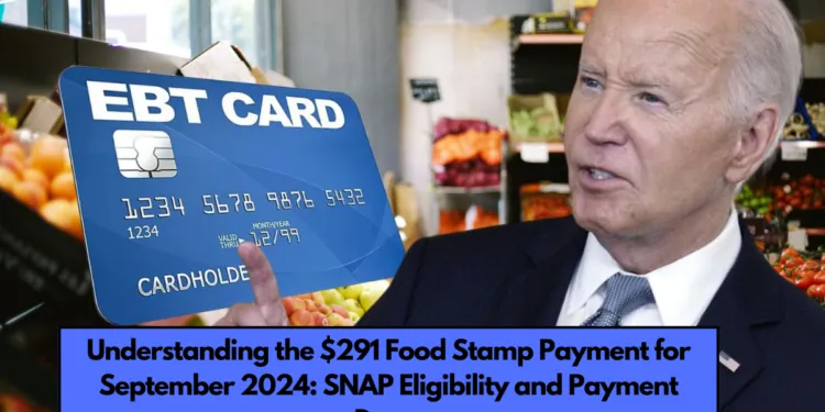Understanding the $291 Food Stamp Payment for September 2024: SNAP Eligibility and Payment Dates