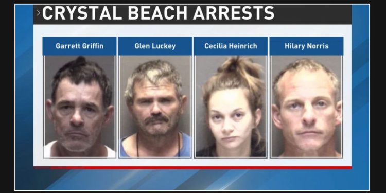 Arrests made in Crystal Beach home with meth, cocaine, and 'ghost gun'