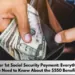 October 1st Social Security Payment Everything You Need to Know About the $550 Benefit