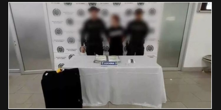 British person caught with two kilograms of cocaine concealed under a hat at Colombian airport