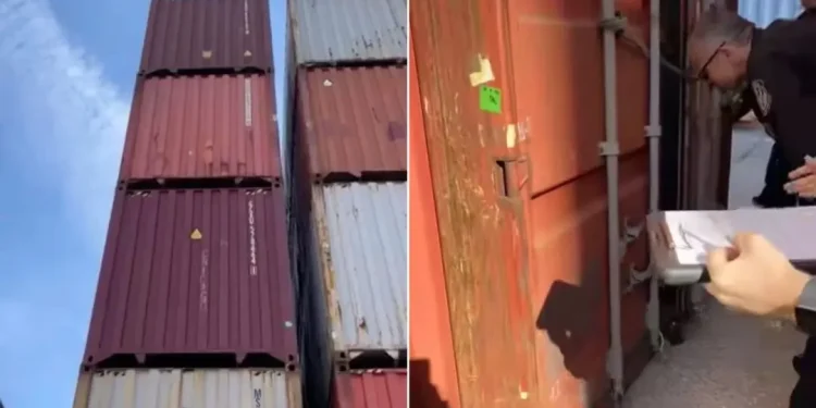 Coast Guard Was Just Checking Containers When They Suddenly Heard Faint Noise In One Of Them
