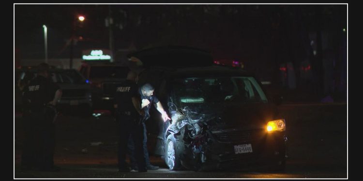 Fiery crash in east Harris County claims two lives