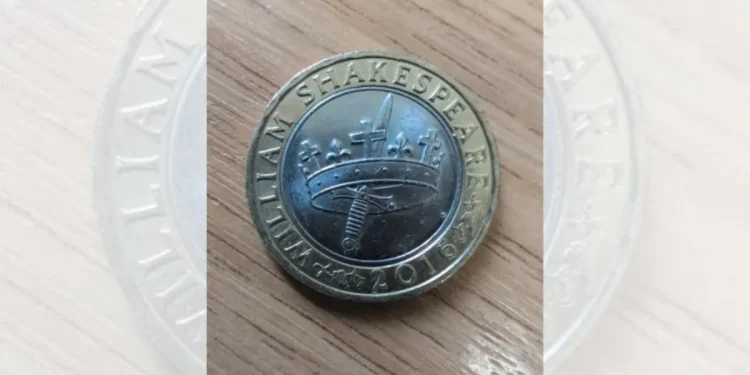 Rare £2 Shakespeare Coin on eBay Listed for £10,000