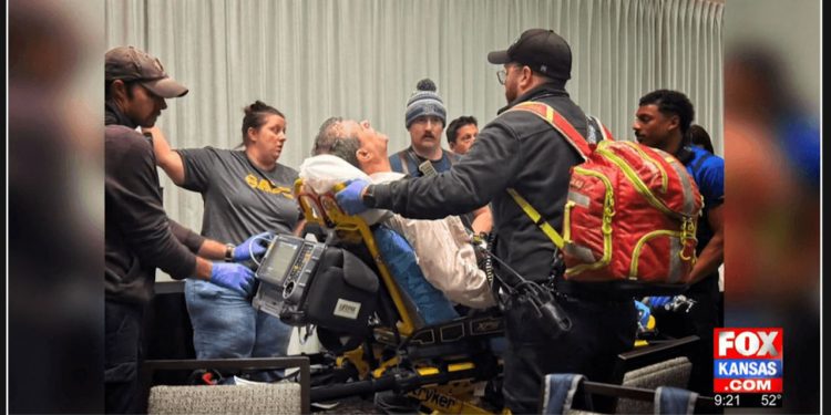 Father from Garden City has a heart attack while speaking at teen safety conference in Wichita