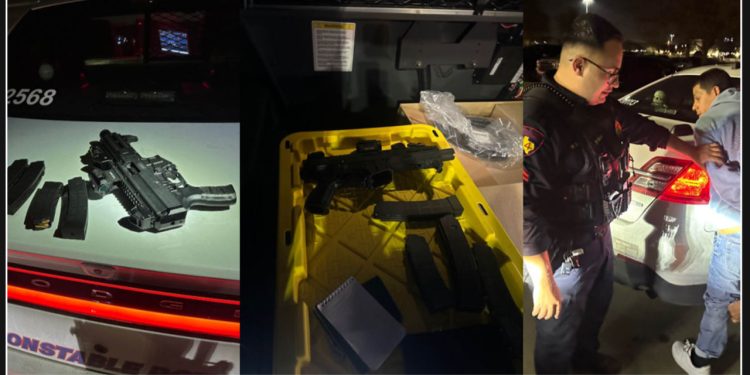 Houston mall constables arrest armed felon with high-capacity firearm
