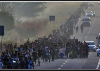 Mexican Authorities Break Up Two Migrant Caravans En Route to the Southern Border Amidst the Trump Administration's Presence