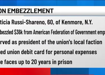 New York woman pleads guilty to embezzling from local union