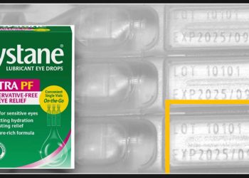 Recall issued for popular eye drop brand
