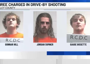 Three charged in drive-by shooting
