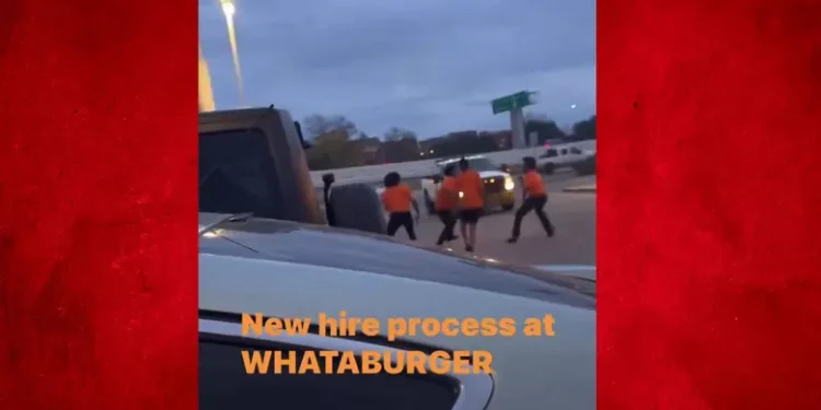 Top of 2024, Whataburger Employees Brawl in Parking Lo,