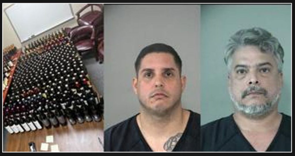 Two Texas individuals apprehended for stealing approximately 500 wine bottles from HEB