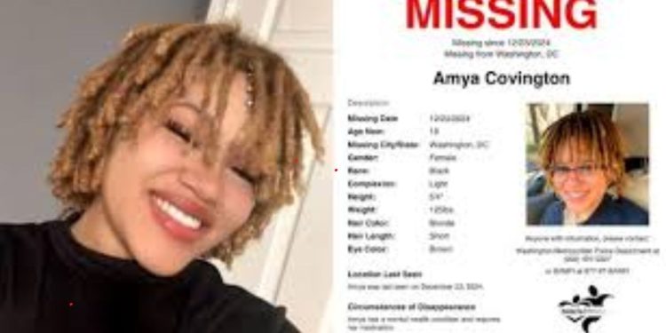 Family Seeks Help in Finding Missing 19-Year-Old Amya Covington