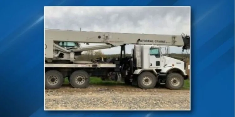 Ohio Sheriff Seeking Help Looking For Large 60-ton Crane That Was Stolen