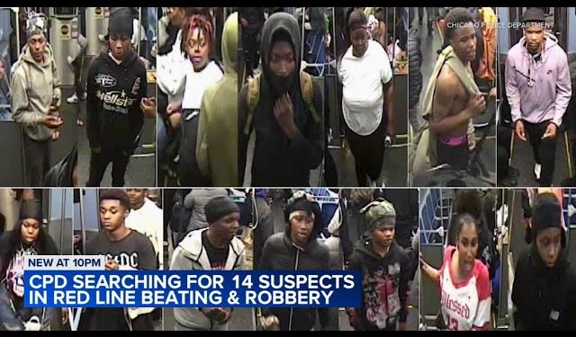 14 Suspects Wanted In Beating And Robbery Of Couple On CTA Red Line Downtown: Chicago Police