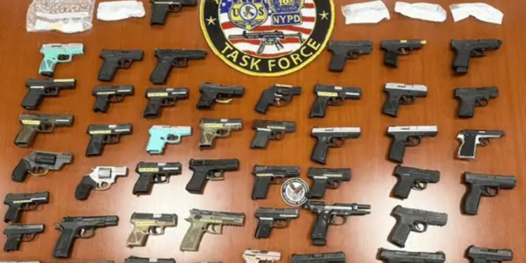 Georgia Man Apprehended And Charged With Trafficking 47 Firearms And Narcotics To New York