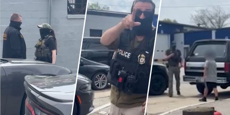 ICE Agents Leave Child on the Street After Arresting Adult, Video Shows