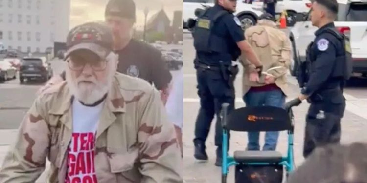 87-Year-Old Veteran Arrested for Protesting Trump in Maryland Vows To Keep Fighting After Release: ‘I’m Just Beginning’