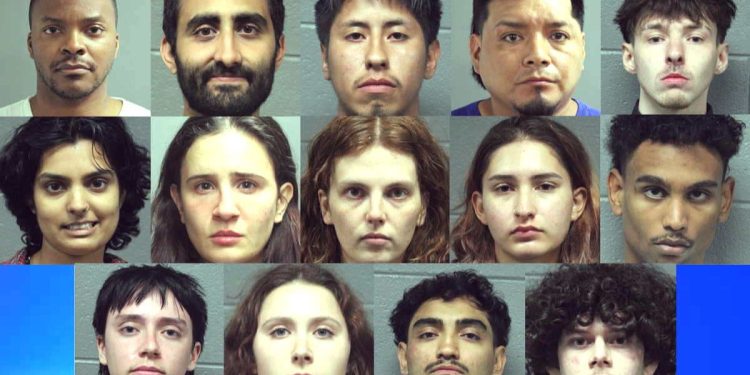 Details of Tuesday’s protest detainees emerge as ‘No Kings’ march appears to go well