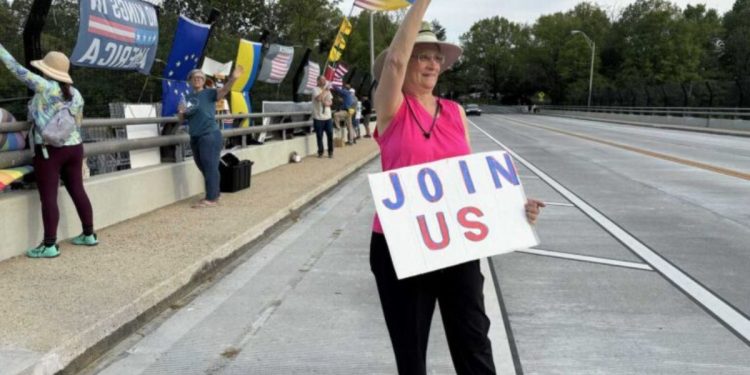 Large protests planned on Langston Blvd. and over I-66 before the military parade