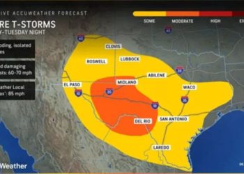 Maps Show States Facing Severe Thunderstorms And Tornadoes This Week