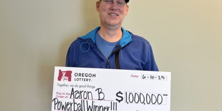 Oregon man who fought two kinds of cancer claims $1 million Powerball prize