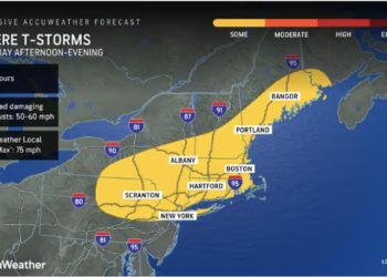 Potential New Storm System Could Bring Downpours And Wind Gusts Of 50-60 MPH