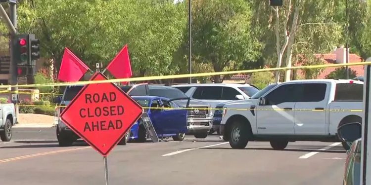 U.S. Marshals shot a fugitive and known gang member in Mesa