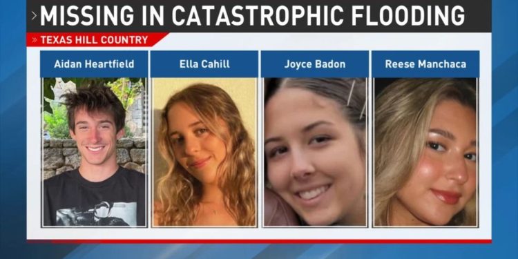 A Search Is Underway For Kelly HS Graduates And A Friend Who Went Missing In The Disastrous Hill Country Flooding