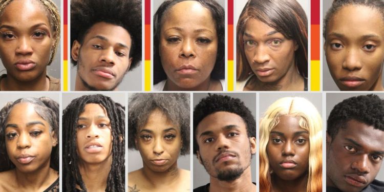 Cops seize 6 guns and apprehend 39 people at the Chicago Pride Parade gathering.